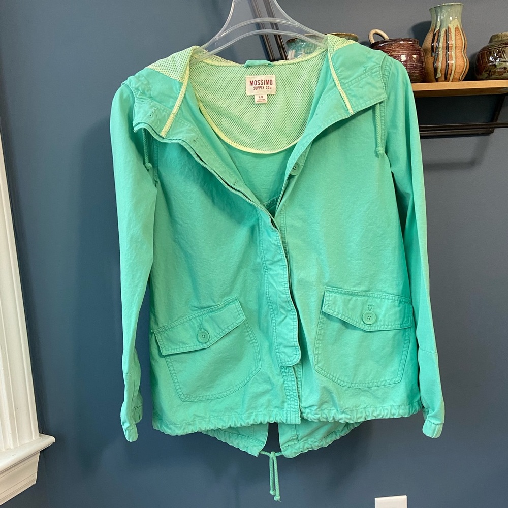 Mossimo Supply Co. Mint Green Light Jacket- L